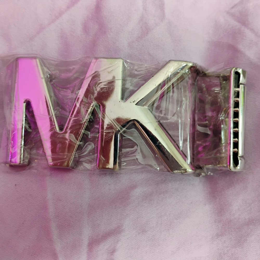 Michael Kors Silver Belt Buckle